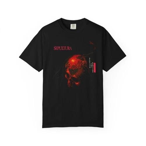 Sepultura Beneath The Remains Винтажная унисекс футболка с двусторонней печатью