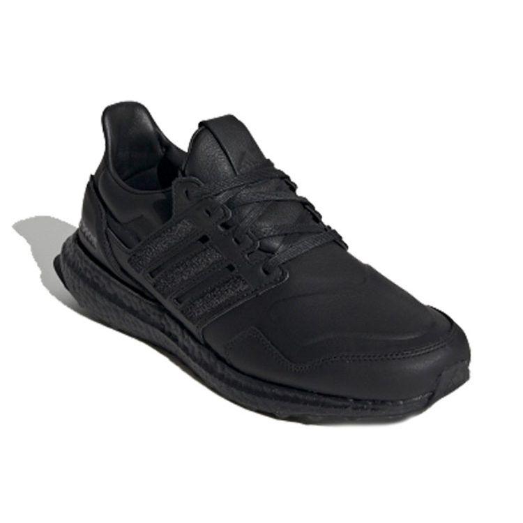 adidas Мужские кроссовки UltraBoost из кожи, основной черный, унисекс EF0901