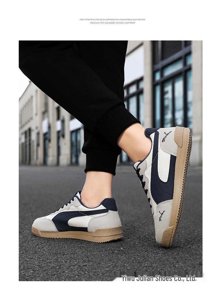 Мужские модные повседневные кроссовки Осень 2025 - Универсальные, с мягкой подошвой, стильная обувь для подростков