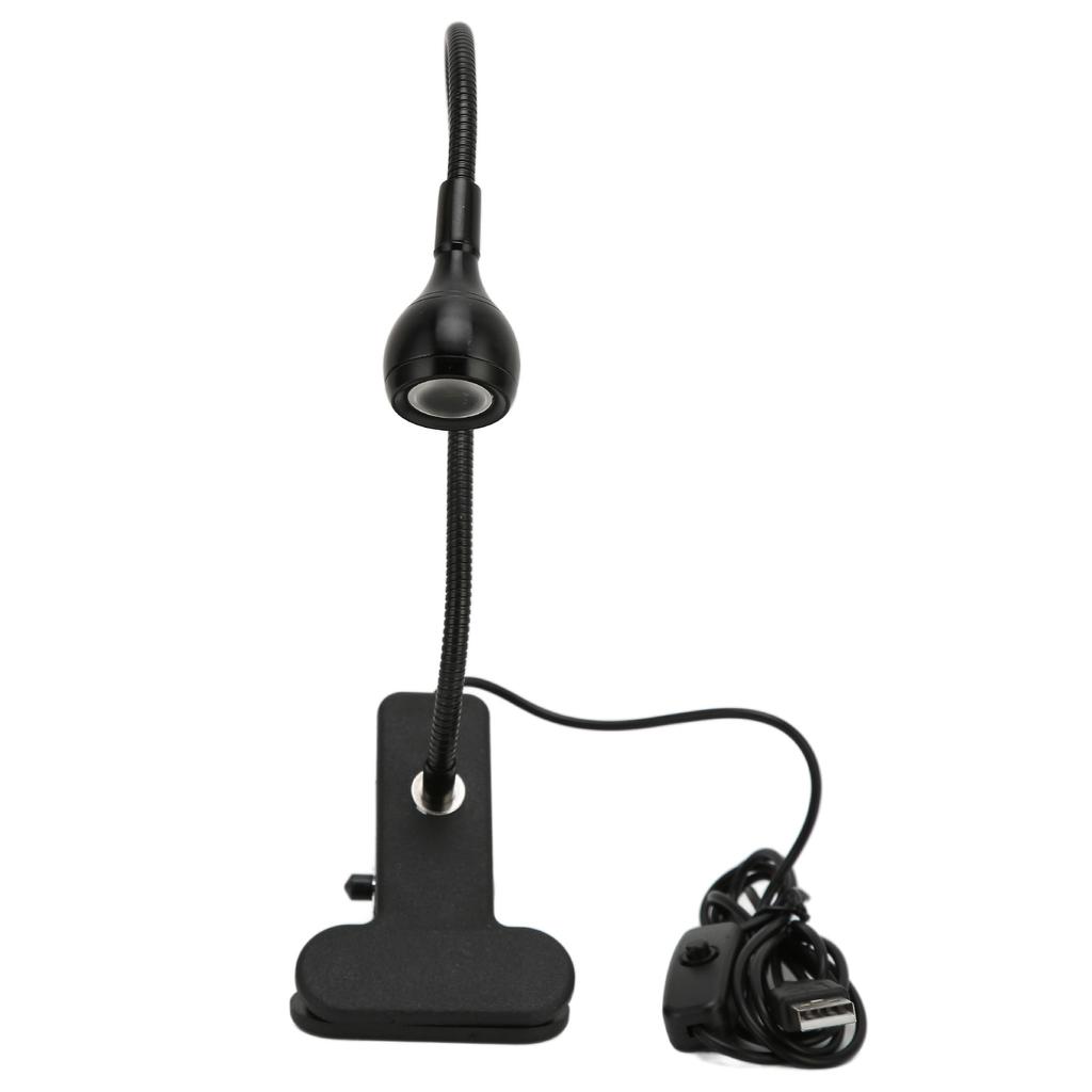 USB Gooseneck Light 1W DC3‑5V 360 Degree Flexible LED Gooseneck Light Aluminum Alloy Plug and Play