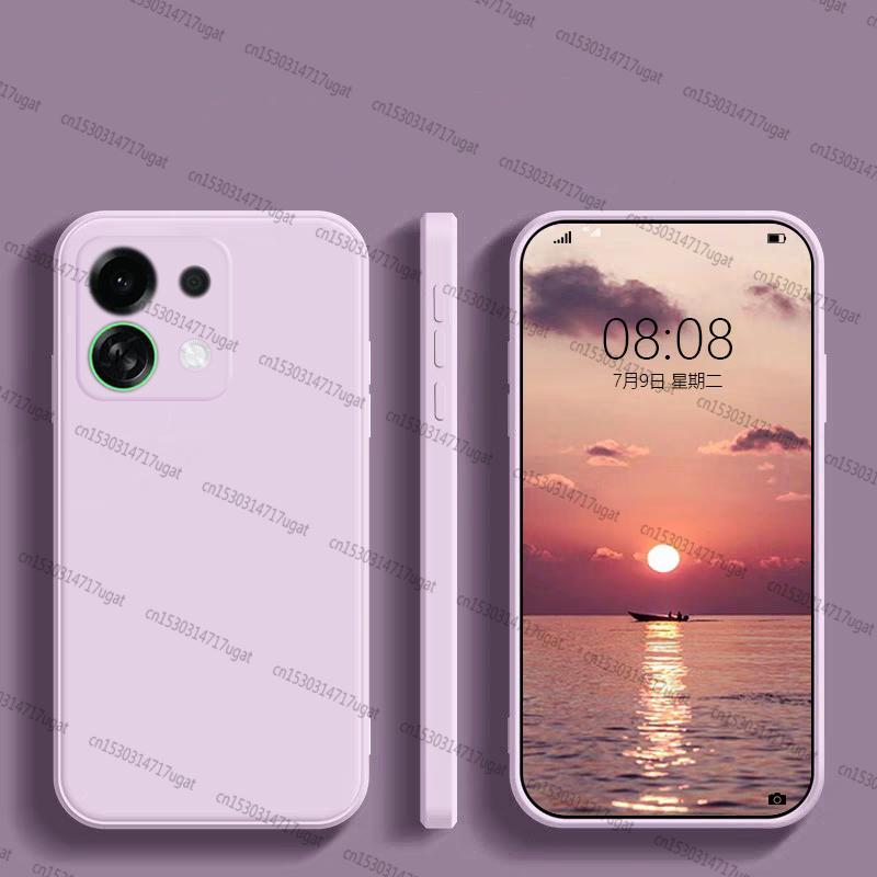 Для чехла Oppo K13 Turbo Для Oppo K13 Turbo Pro Противоударный Мягкий Жидкий Силиконовый Чехол Конфетного Цвета Для Чехла Oppo K13 Turbo