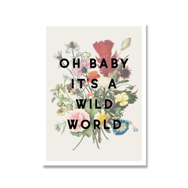 Дикий мир, природные тропические джунгли, качающиеся луга, настенная живопись на холсте, постер