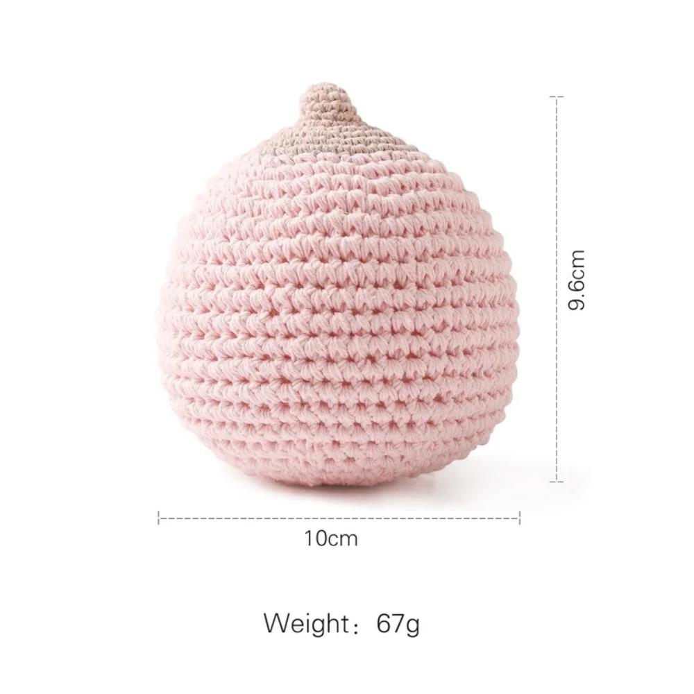 1Pc Customized Baby Teether Wooden Bracelet Crochet Rattle Toys BPA Free Crochet Lemon Bunny Rodent Rattle Newborn Toys Gift