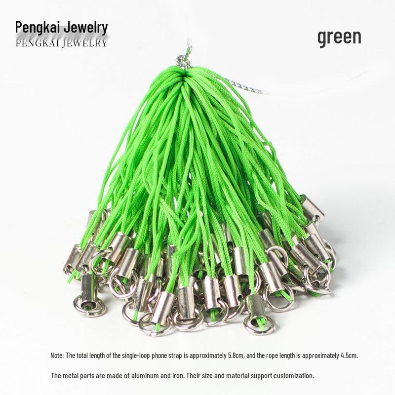 Красочный шнурок для украшений своими руками: Металлическая трубка Однопетлевой телефонный шнур с кольцевой пряжкой