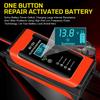 12V 6A RV Supplies Lead Acid Batteries Chargers Storage Cell Maintance Digital Smart Pulse Repair Boat Car Battery Charger 90W