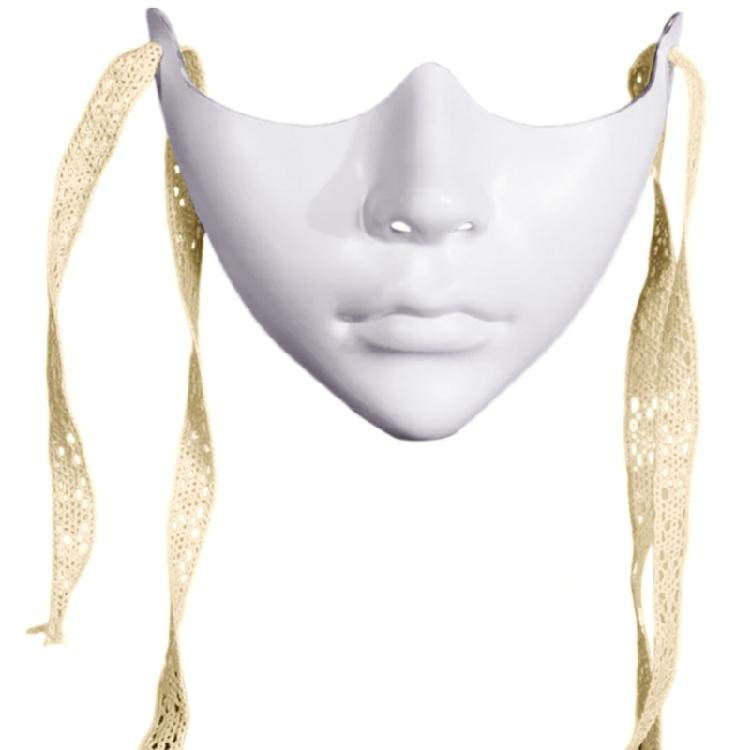 Маска на Хэллоуин Маска Фантома Белая Маска на Пол-лица Для Женщин Мужчин Любителей Косплея Маска для Маскарада