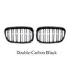 Car Front Bumper Kidney Grille Racing Grills For BMW 1 Series F20 F21 2011-2014 Replacement Double Slat Gloss Black Grilles