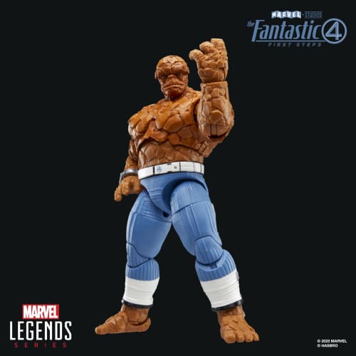 Hasbro Marvel Legends Series Marvel The Thing "Fantastic Four: The First Step" Ben Grimm Movie Collectible 15cm Action Figure Toy G0802 Authentic