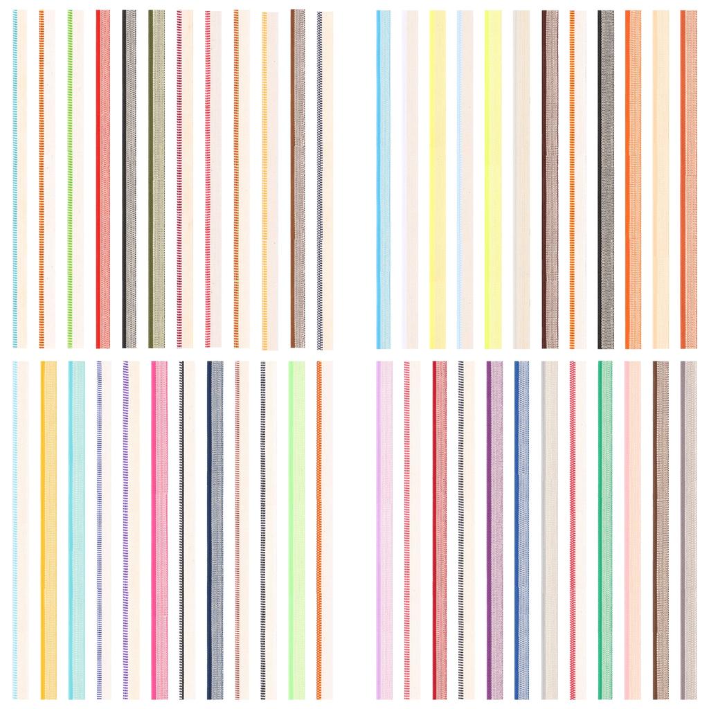 Набор из 24 цветов для переплета книги, 11,8 дюйма, переплетные ленты для разных книг, концевые полоски, переплетный материал, материалы для переплета ткани