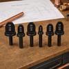 6pcs Bearing Steel Tube Expander Bit Triangle Shank Swaging Drill Bit Set  For Air Conditioner