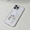 Милый Чехол для Телефона с Рисунком в Стиле Граффити Для IPhone 16 15 Promax 11 12 13 14 Pro Xs Xr 7 8 16 Plus SE Корея Минимализм Прозрачный Мягкий Чехол