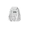 TAGDO Men's Letter Printed Pocket Front Drawstring Hoodie (RF-Hoodie-2010-M) White