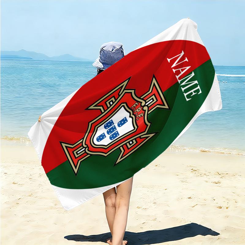 Personalized Charlotte Football Club Crest Beach Towel Microfiber Beach Towel Thin Absorbent for Beach Swimming Yoga Bath Sports. 0910169