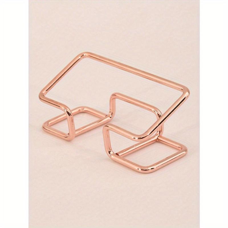 1 шт. Гальванизированный металлический держатель для визиток, Хранение визиток, Органайзер для карточек для вечеринок и мероприятий, Держатель для визиток