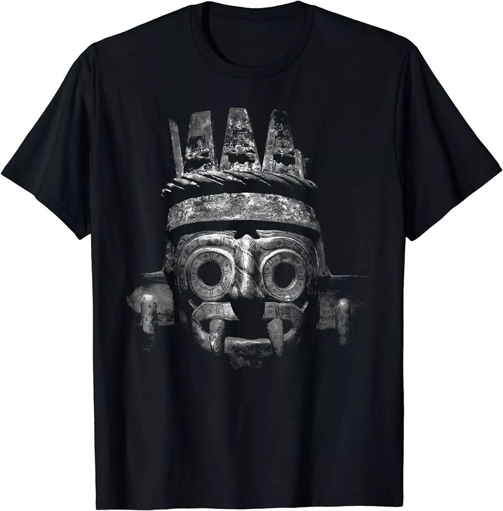 HOT SALE! Tlaloc Face Aztec God T-Shirt S-5XL Unisex T-Shirt