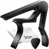 Phoenix Guitar Capo Tasto with Maintenance Fiber and Warranty for and Classical Acoustic Black One-Touch [Type R] Cloth, 0.71mm Teardrop-Shaped Pick,
