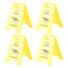 4PCS Cat Vomit Sign Water Resistant ABS 3D Printed Funny Cat Vomit Warning Sign Decoration for Cat