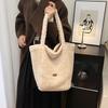 Soft Mout Lamb Suede Shoulder Bag for Women, Cozy & Stylish Fall Winter Hobo Purse, Lightweight Casual Commuting Crossbody Bag