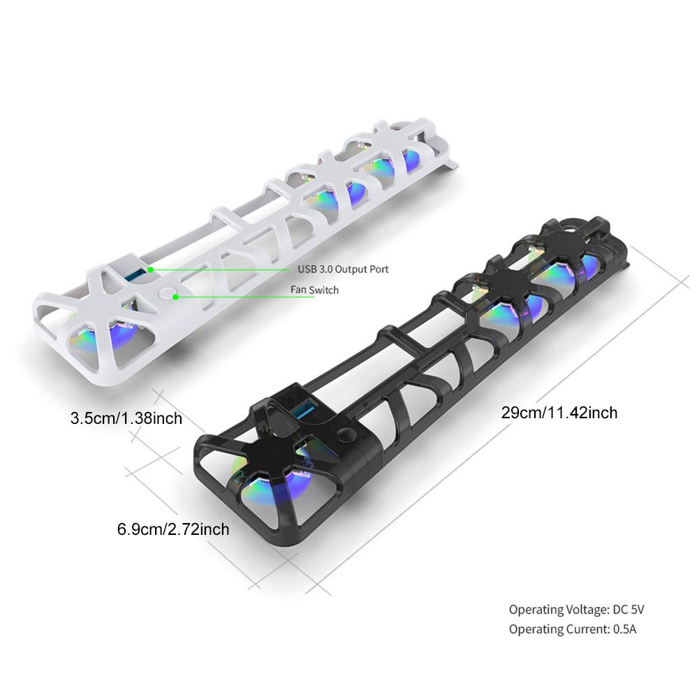 Для PS5 Pro игровые аксессуары вентилятор охлаждения внешний вентилятор кулер с RGB подсветкой вертикальный совместимый радиатор для Playstation 5 Pro
