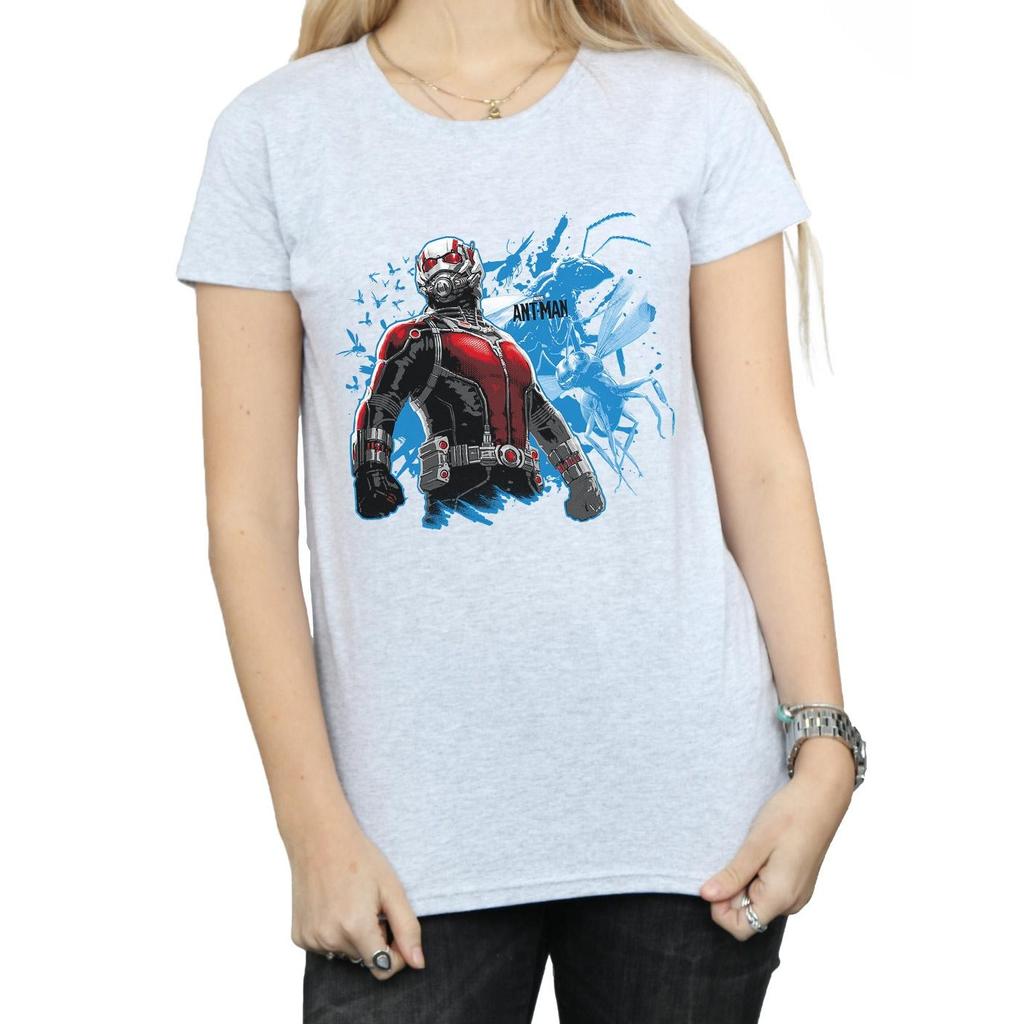 Marvel Womens/Ladies Ant-Man Standing Cotton T-Shirt