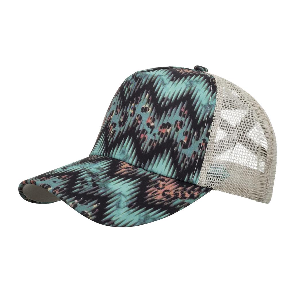 New Wave Cross Mesh Cap Baseball Cap Sun Cap