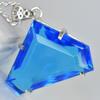 NATURAL Brazilian Topaz 124 Ct Fancy 925 Starling Silver Pendant Certified Gems MY.PD-104-NS