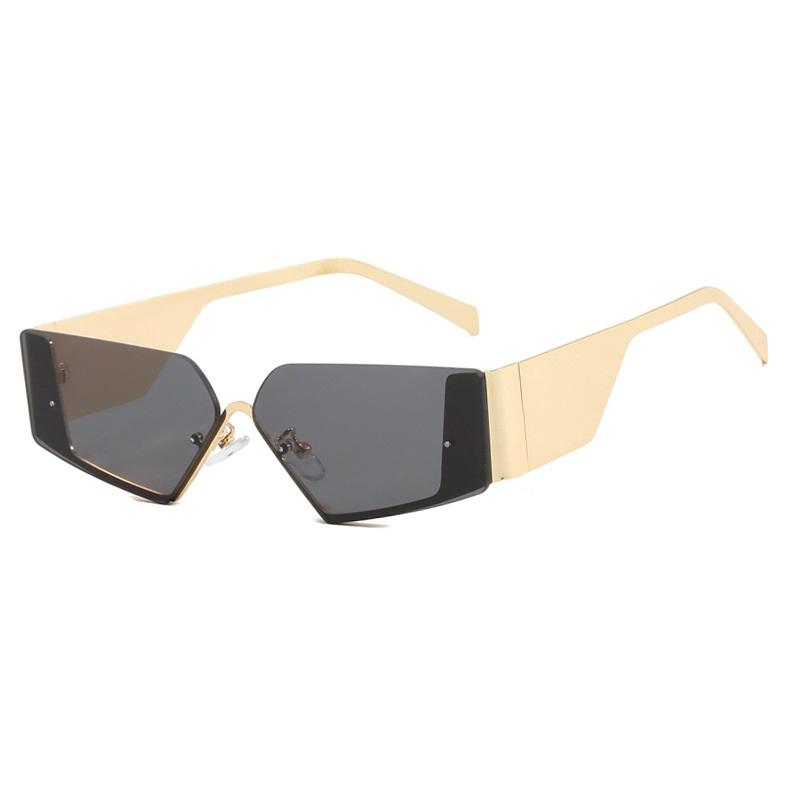 UV400 Lens Cheap Stock Y2K Party Design Rimless Shades Sunglasses Women Men Fashion Trendy Sunglasses 2025