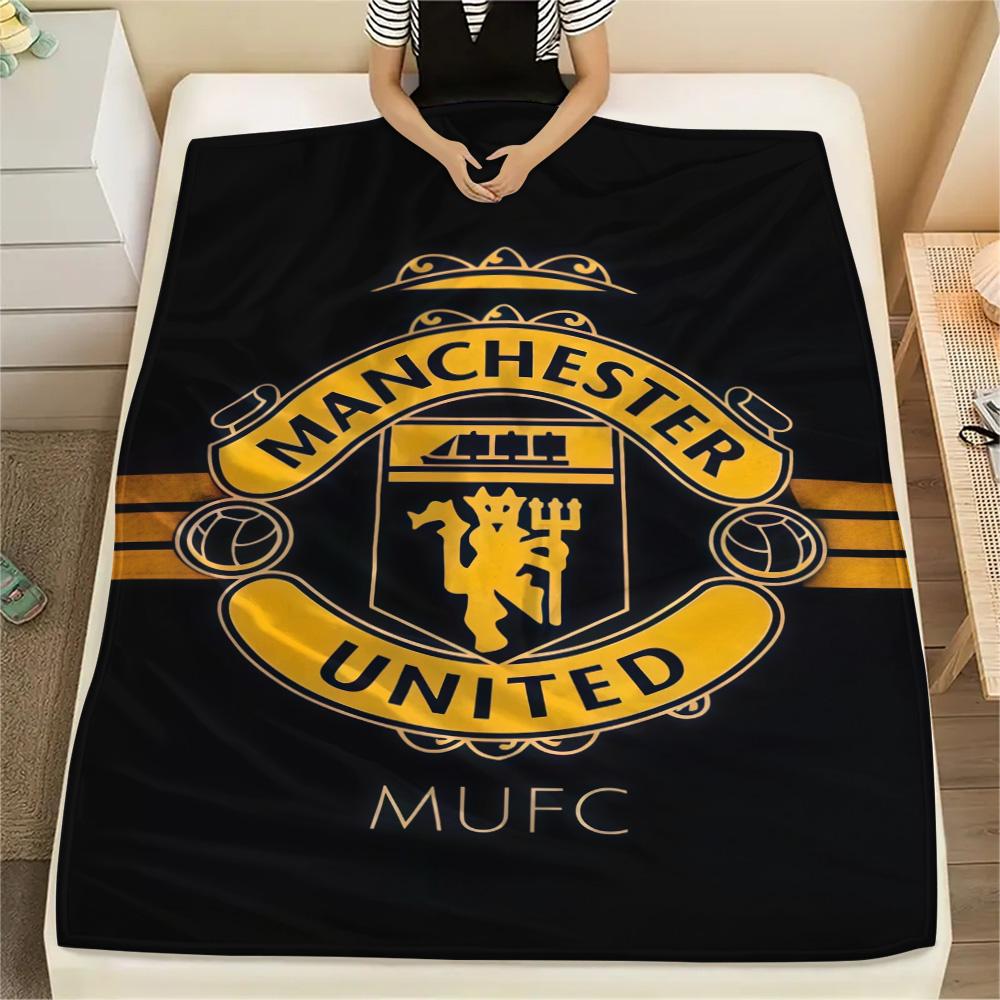 Man Utd Print FlAannel Blanket, High quality Comfortable for All Seasons, Home Decor, Warmth and Comfort