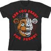 Five Nights At Freddy's Are You Ready for Freddy Boy's Black T-Shirt