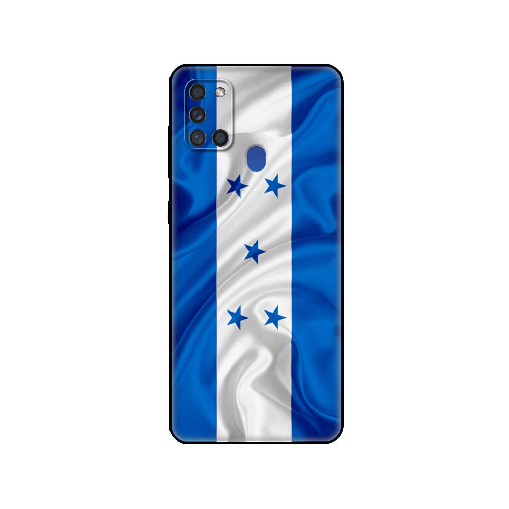 Black tpu Case For Samsung Galaxy A50 50S A30S A11 A21S A31 A41 A51 A71 M21 M30S S10 LITE National flag of Honduras flag lovely