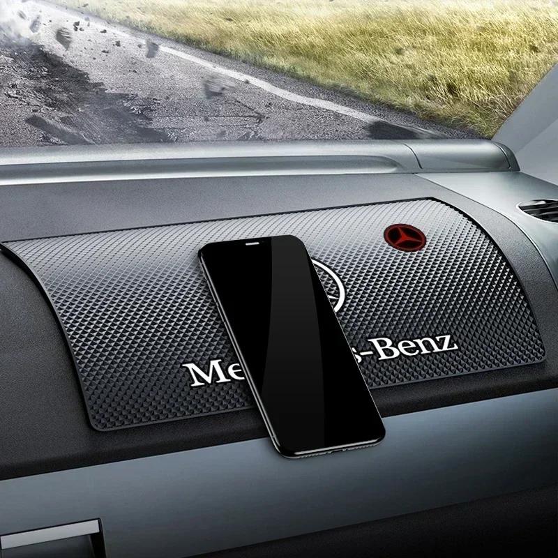 Car Anti-Slip Pads Dashboard Phone Holder Sticky Mats Accessories for Mercedes Benz W212 W204 W211W168 W213 W205 W210 W108 W124 GX6