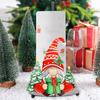 Yousheng Рождественский держатель для рулонов бумаги Санта-Снеговик Красные фрукты Праздничное украшение для рабочего стола Кухонный органайзер для впитывающих масло бумажных полотенец Стеллаж для хранения