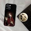 Чехол для телефона Singer M-Marilyn Manson для iPhone 17,16,15,14,13,12,11,Pro,XS,Max,XR,Plus,E,SE4,Mini Черный Мягкий Чехол