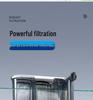 Настенный фильтр для аквариума: Бесшумный насос 3-в-1 для циркуляции, очистки, удаления масляной пленки и оксигенации.
