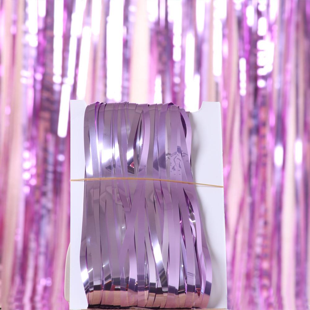 Exquisite Blue Rain Silk Curtain Ideal For Festive Party And Wedding Decorations