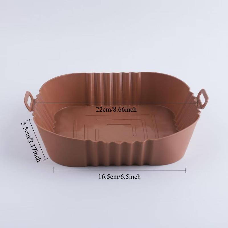 Силиконовые аэрофритюрницы, противень для выпечки, многоразовая аэрофритюрница, аксессуары для сковороды для пиццы, антипригарная силиконовая подкладка для аэрофритюрницы, кухонные гаджеты