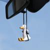Little Duck Swing Car Pendant Decoration Cute Duck Auto Rear View Mirror Pendant