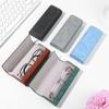 Hot Waterproof Hard Frame Eyeglass Case Leather Glasses Case For Men Women Reading Glasses Box Multicolor Spectacle Cases