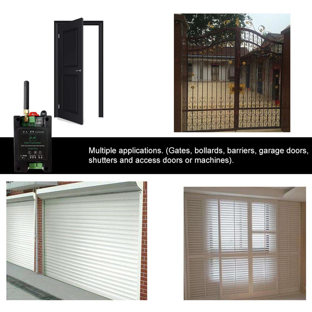 GSM устройство открывания дверей, дистанционное реле включения/выключения, дистанционное управление доступом к двери, беспроводное устройство открывания дверей