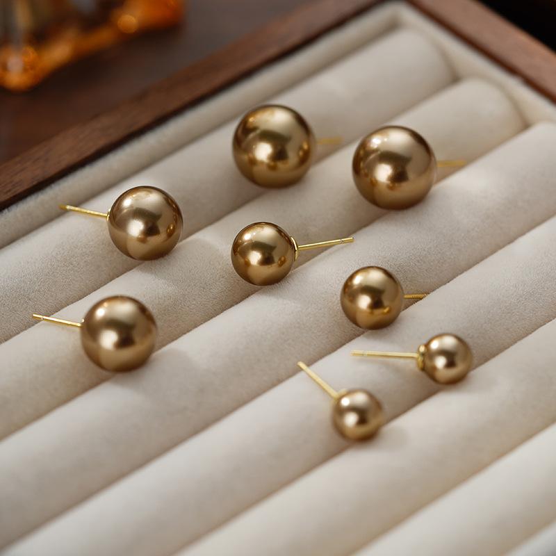 Серьги с жемчугом, минималистичные, литературные, геометрические, легкие, роскошные серьги разных размеров