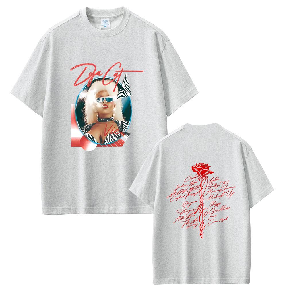 Rapper Doja Cat Pop Music Album Merch T-shirt Unisex Women Hip Hop Oversized Streetwear Unisex Fashion Casual Soft Cotton T Shirts