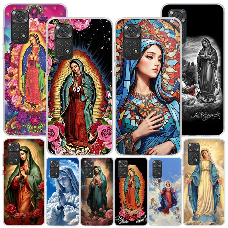 Чехол для телефона Virgin De Guadalupe Дева Мария для телефона Xiaomi Redmi Note 15 14 14S 13 Pro Plus 12 12S 11S 11E 10S 10 11T