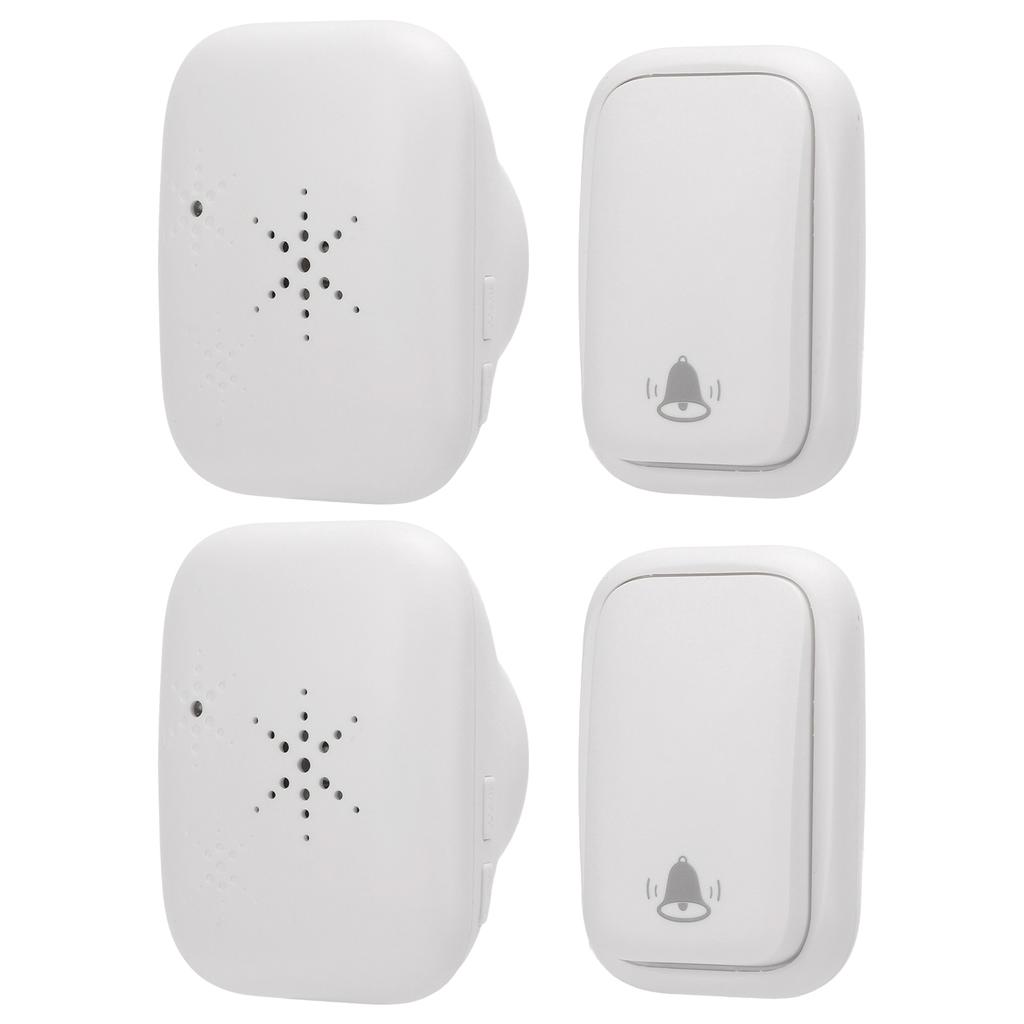 Home Wireless Doorbells With Receivers Self Generating 38 Ringtones 4 Level Volume Waterproof Long