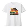 In N Out Burger Retro California Fast Food T Shirt Medium Vintage Car Palm Tree Design vintage Washed streetwear