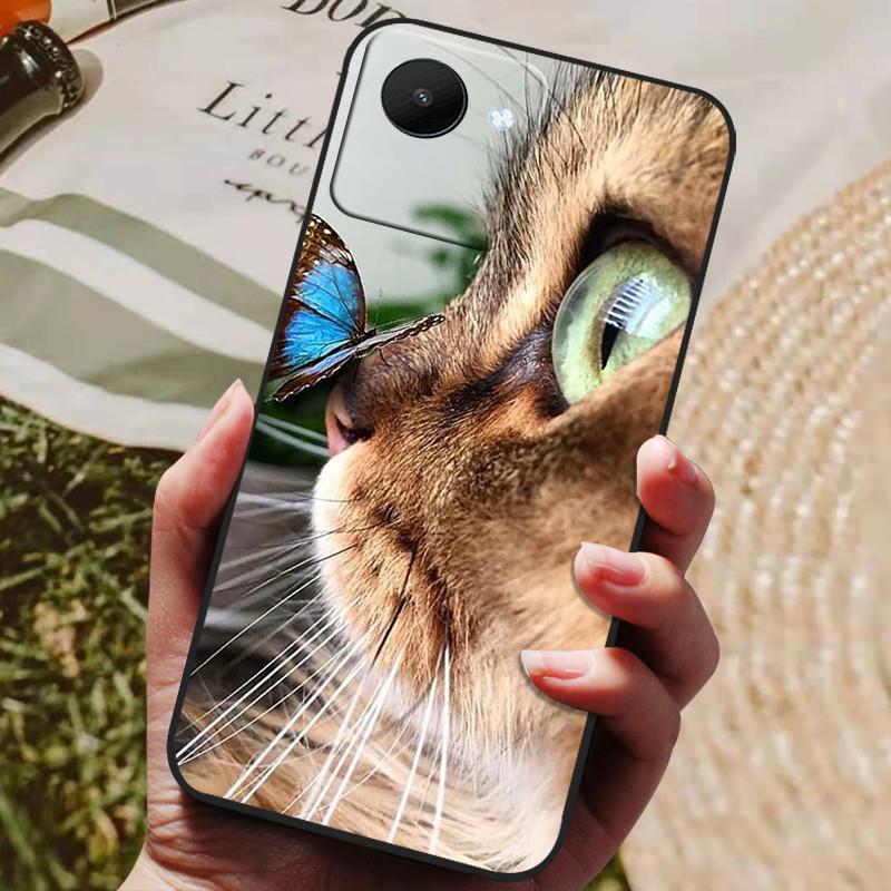 Чехол для Realme C30 Чехол RealmeC30 Мягкий Силиконовый Задняя Крышка Чехол для Телефона Защитный Чехол для Realme C30 Fundas C 30 RMX3581 Coque