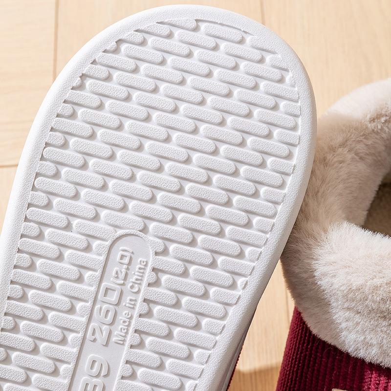 Winter Cotton Shoes Warm Confinement Shoes Indoor Homestay Home Hospitality Home Comfortable Soft Lightweight Fashion Help Women