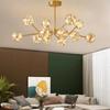 Nordic Luxury Ceiling Gypsophila Magic Bean Living Room Chandelier Light Luxury Home Creative Living Room LED Room  Chandeliers