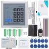 Electric Strike NO Lock Single Door Card Password Access Control Keypad Security System Kit