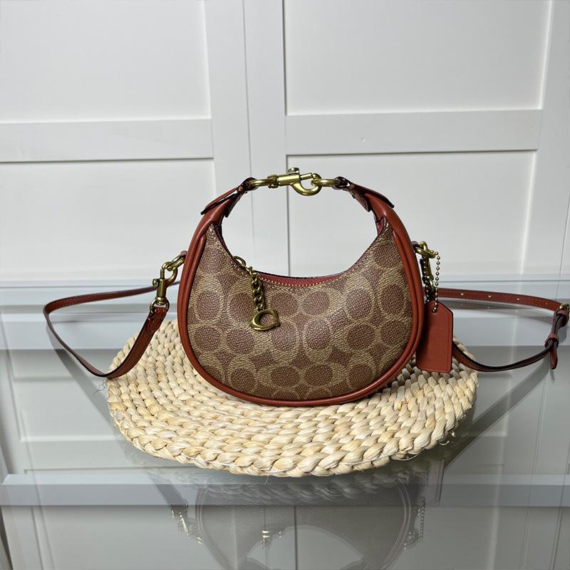 "2024 Women's Jonie Mini Retro Half-Moon Underarm Crossbody Bag"