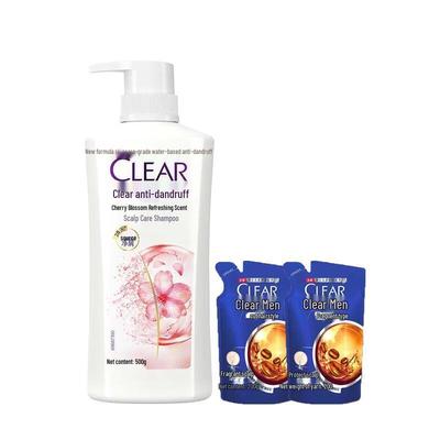 Шампунь Clear с лепестками сакуры против жирности